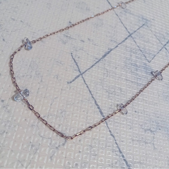 Colette Malouf Swarovski Crystal Chain Necklace - Picture 3 of 5